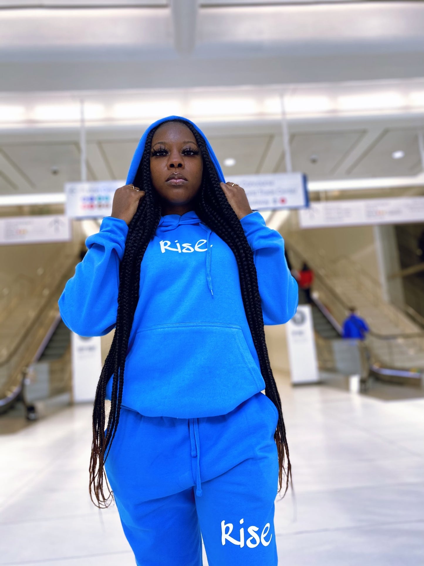 "Sapphire" Reflective Rise Sweatsuit