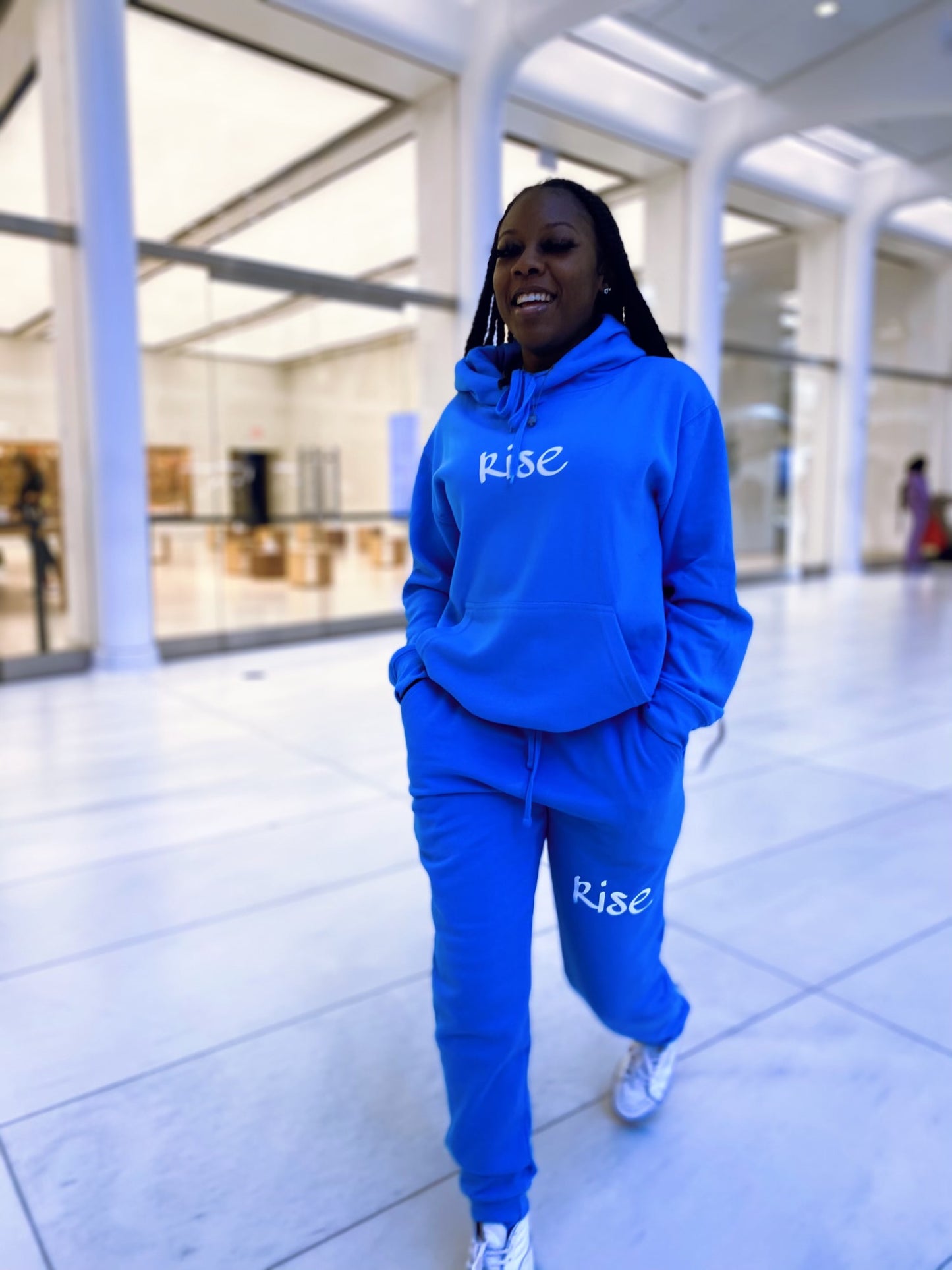 "Sapphire" Reflective Rise Sweatsuit