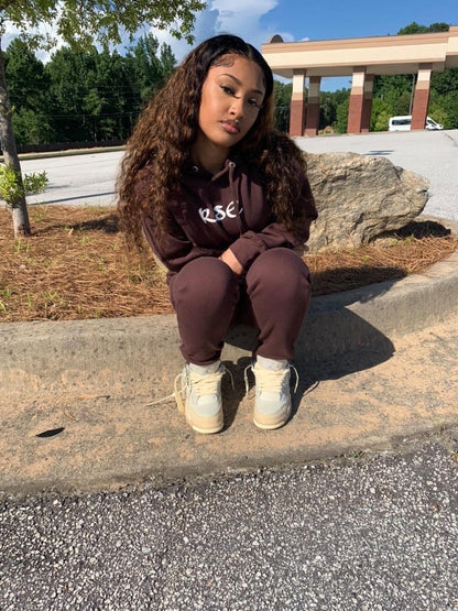 "Cocoa" Reflective Rise Sweatsuit